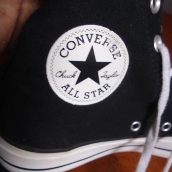 Chuck Taylor AllStar Converse Lift Platform Canvas Sneakers Shoes sz Wm US8 UK 6 - Picture 3 of 15